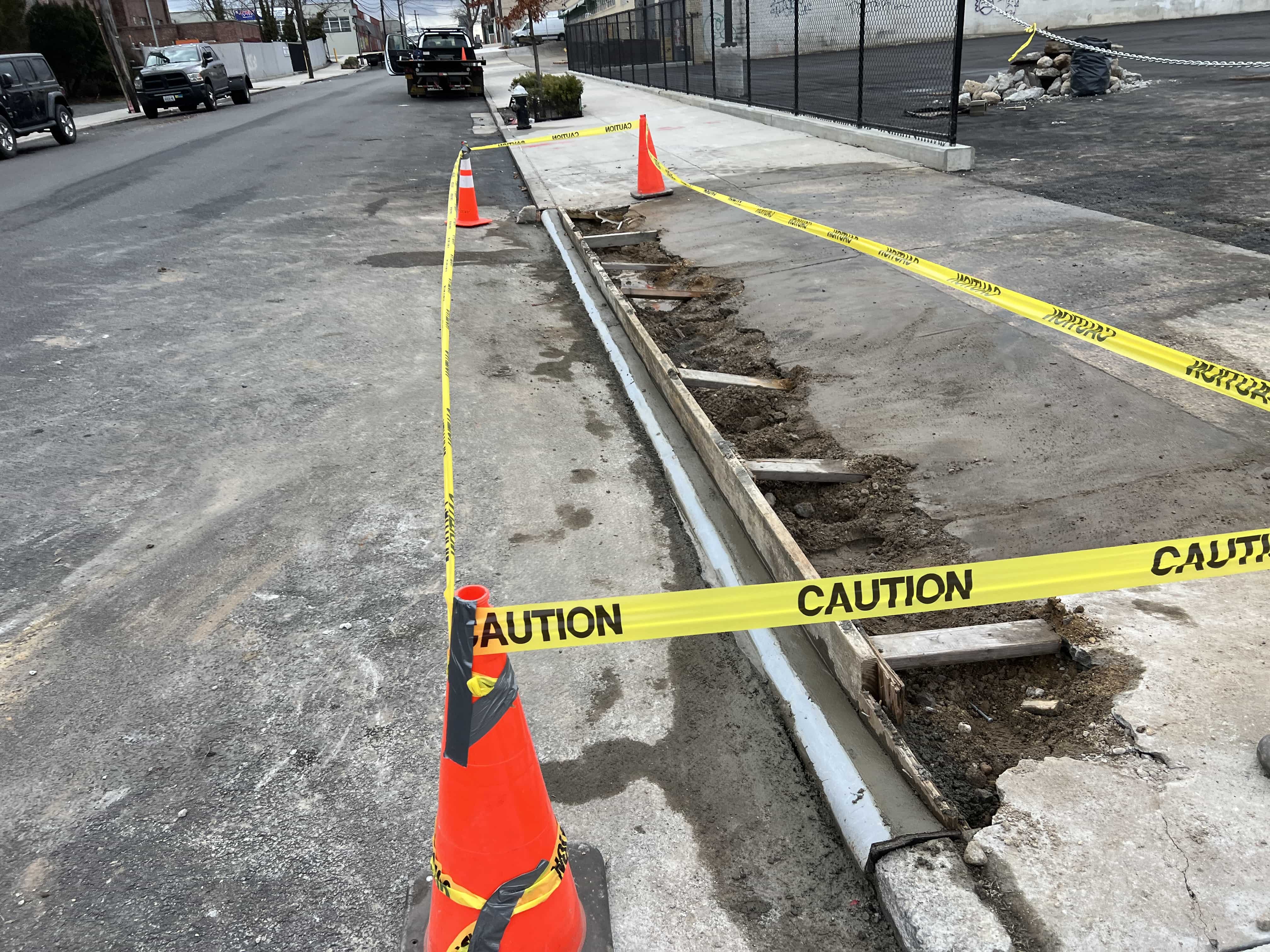 Steel curb repair and replacement